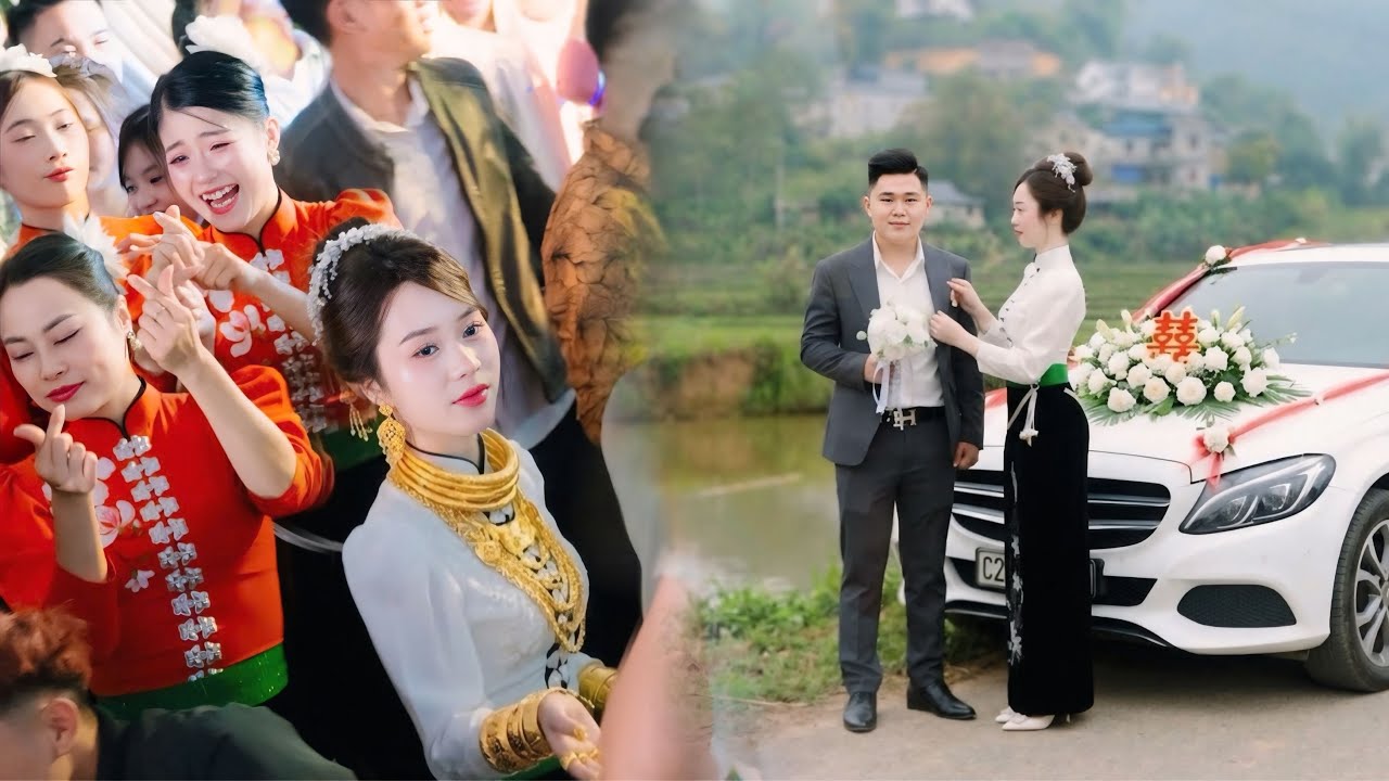TOÀN CẢNH ĐÁM CƯỚI DÂN TỘC THÁI TÂY BẮC “ VĂN ĐÔNG & THU NGỌC “ BẢN NÀ CẠI XÃ THUẬN CHÂU SƠN LA 