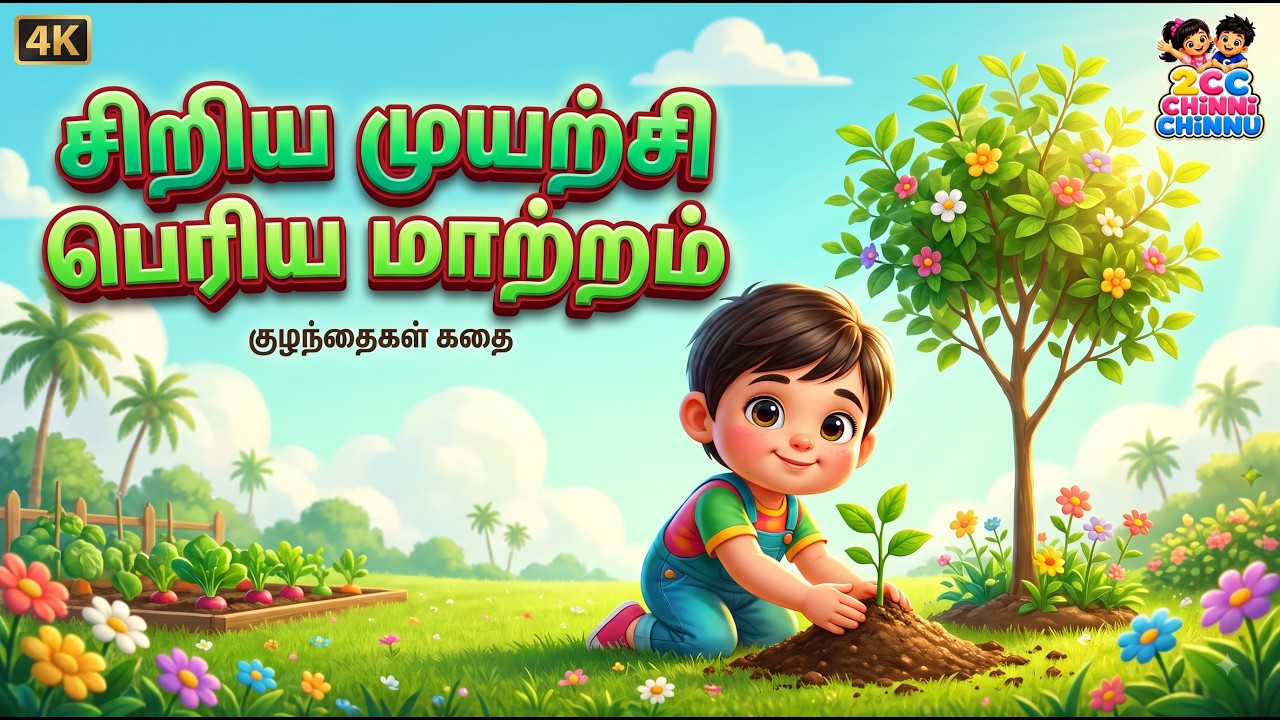 சிறிய முயற்சி பெரிய மாற்றம் | Tamil Moral Story for Kids | Inspirational Story#MoralStoryTamil