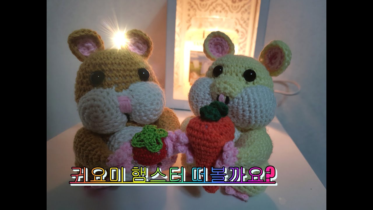 코바늘인형 amigurumi  hamster part1