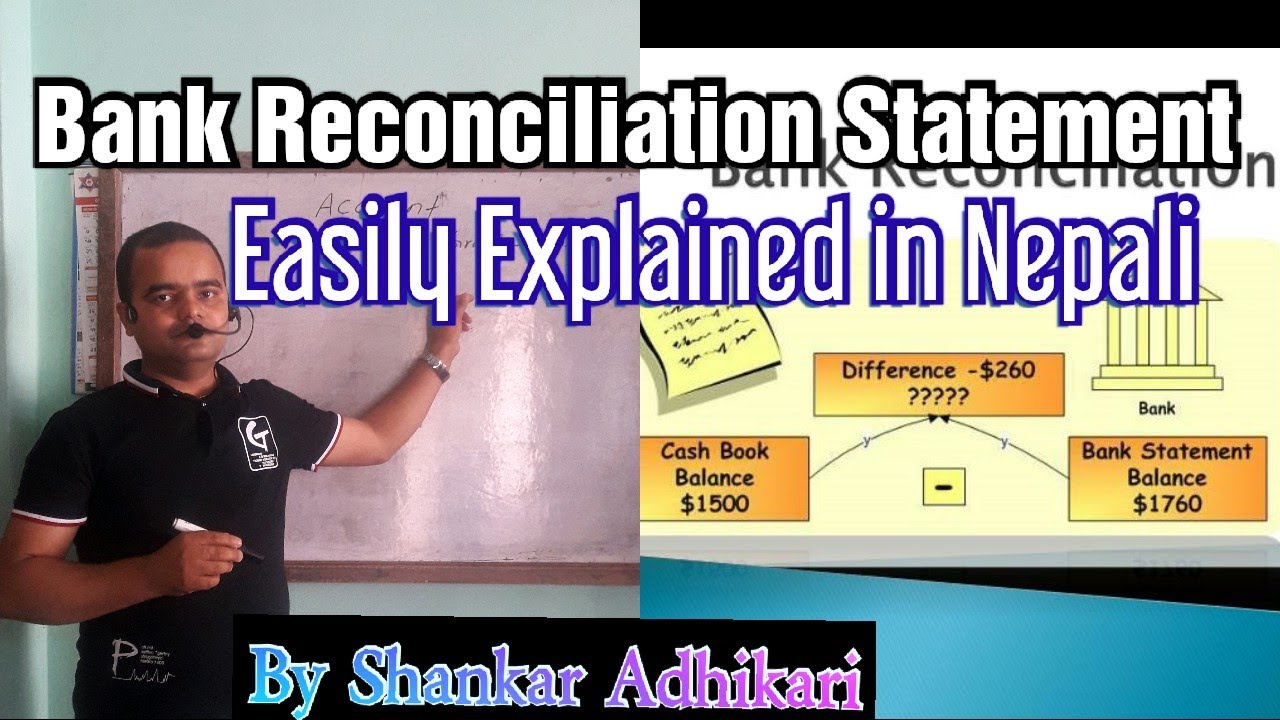 Bank Reconciliation Statement Nepali -Grade 11- Accountancy(NEB)- Shankar Adhikari