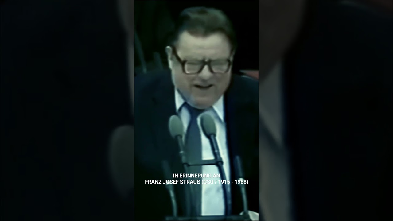 STRAUẞ (CSU) VS. WEHNER (SPD) - KURSWERT DER DEUTSCHEN POLITIK (2/2)