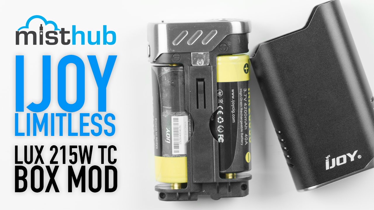 The iJoy-Limitless LUX 215W TC Mod Unboxing and Quick Product Overview
