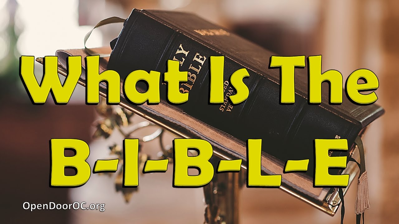 What Is The B-I-B-L-E  | Professor & Pastor RC Wilkinson | Open Door OC