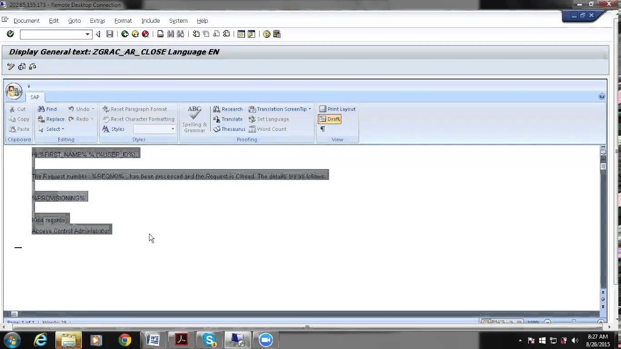 MSMP Workflow Variable Notification