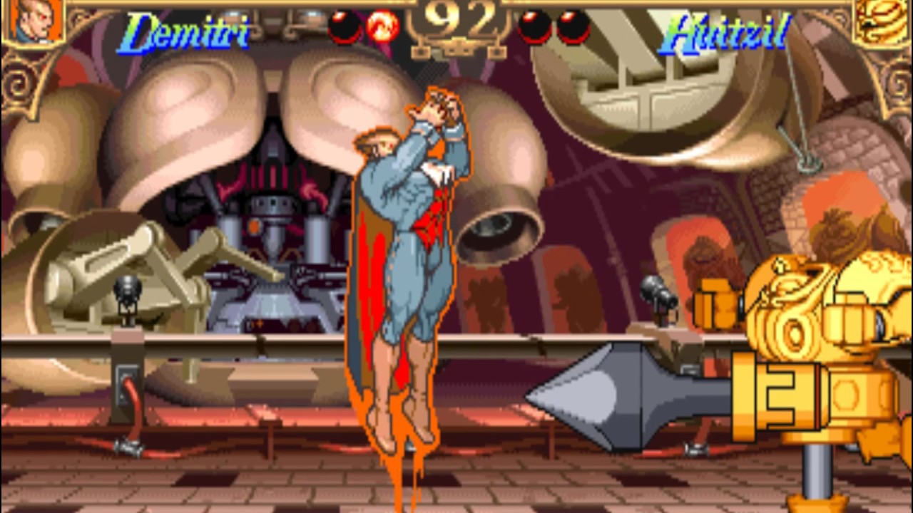 Fighting Game Bosses 112. Darkstalkers - Huitzil sub-boss battle
