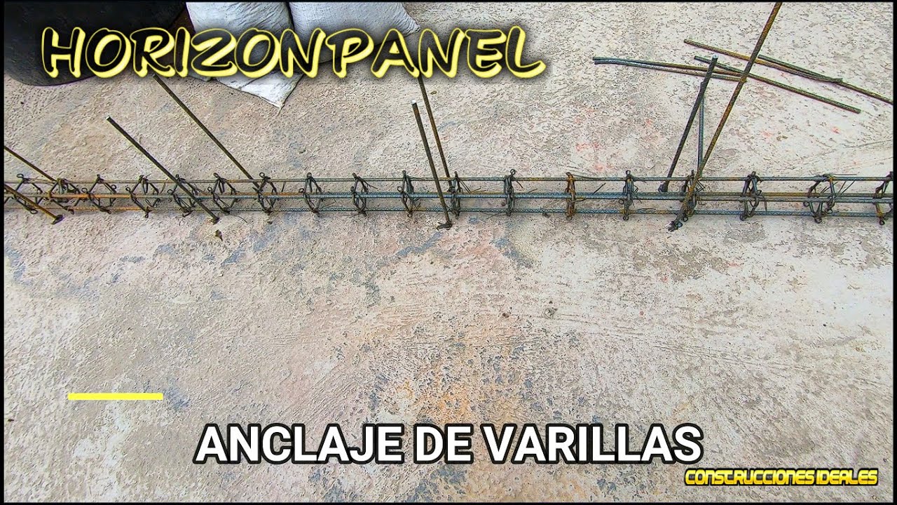 Anclaje del acero para el horizonpanel | CONSTRUCCIONES IDEALES