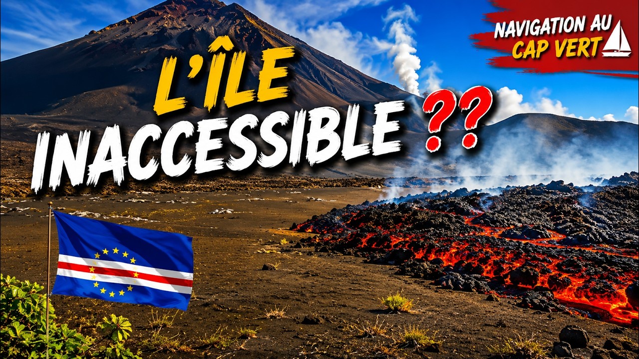 Mouillage⚓ sur FOGO la volcanique 🌋 Cap vert #118