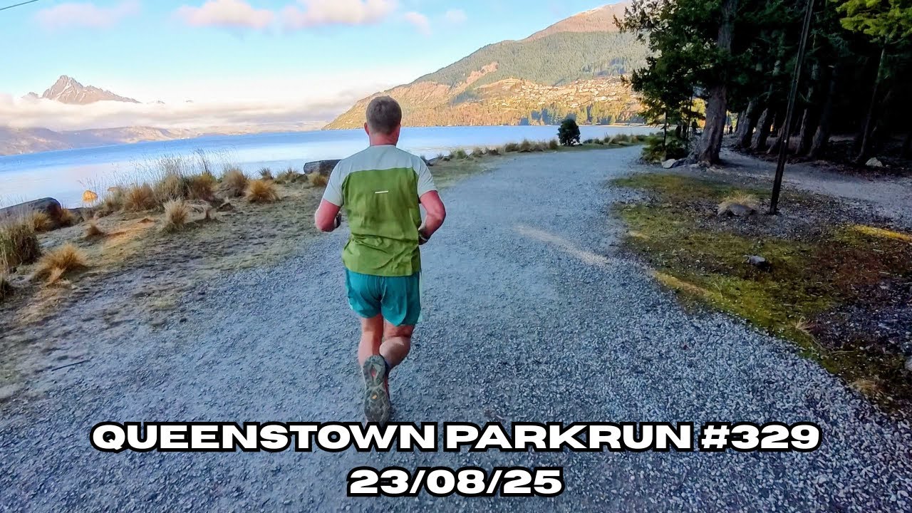 Queenstown Parkrun (NZ) #329 23/08/25 - Most scenic Parkrun I've ever done