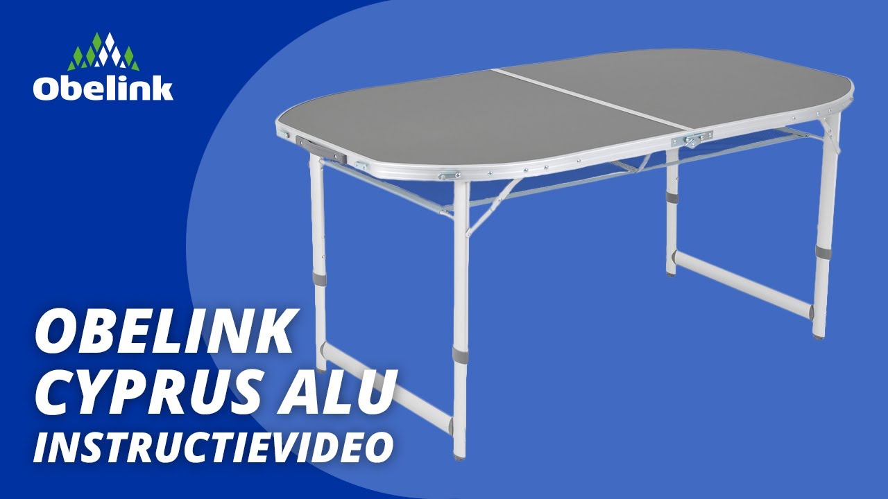 Obelink Cyprus alu opzetten | Instructievideo | Obelink