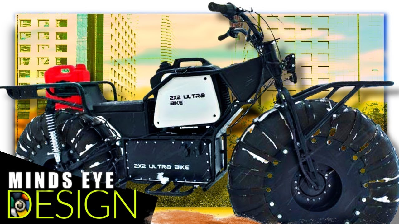 2WD ELECTRIC ULTRA BIKE ХРАНИТ ДОПОЛНИТЕЛЬНОЕ ТОПЛИВО В ОГРОМНЫХ КОЛЕСАХ