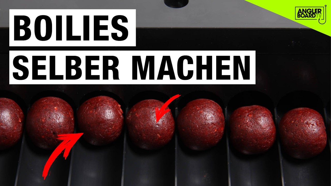 Boilies selber machen | Fisch Boilie Produktion, Herstellung & rollen mit Rezept | Karpfen angeln