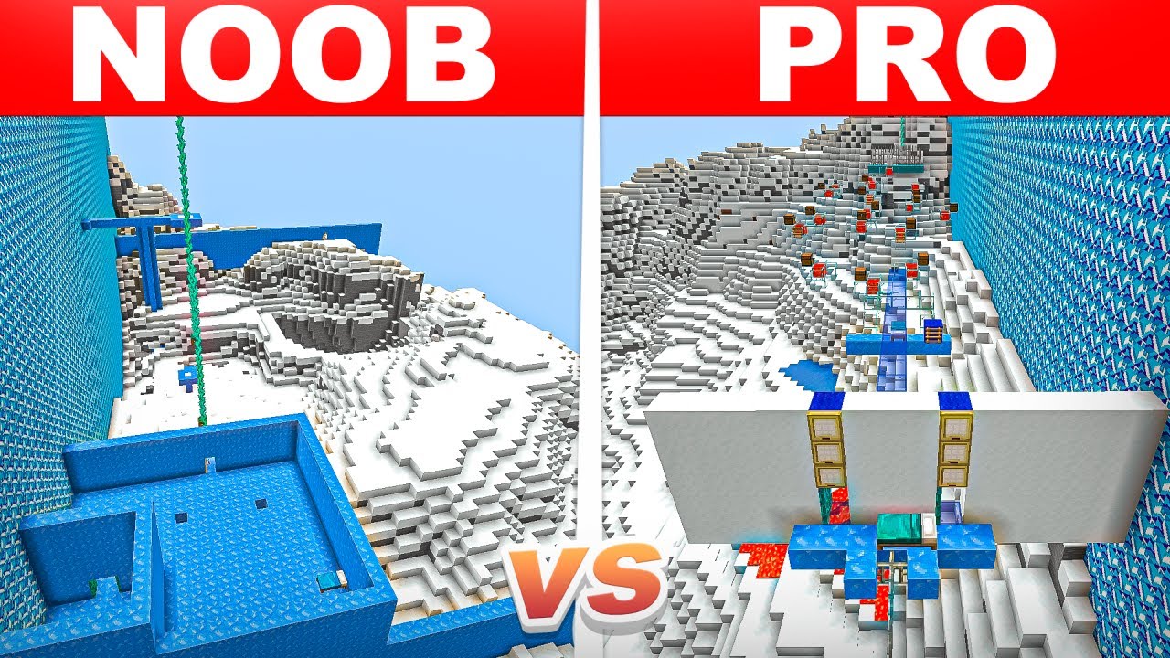My Aphmau Friend Can't Beat My ICE PARKOUR Obby! Noob Vs Pro Build Battle