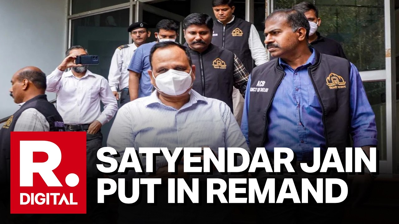 MASSIVE LEGAL SETBACK! Court Sends Satyendar Jain To Judicial Custody In DJB Corruption Case