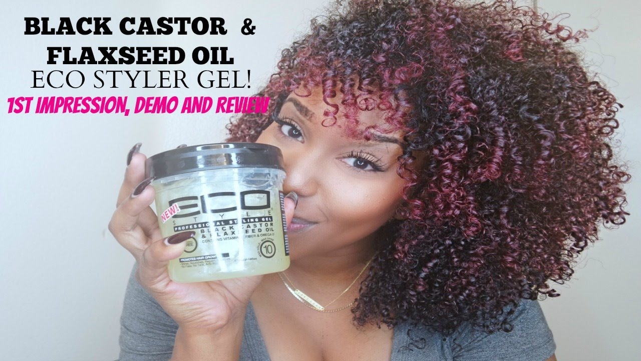 ЧЕРНОЕ КАСТОРОВОЕ И ЛЬНЯНОЕ МАСЛО | Обзор и демонстрация геля Eco Styler!
