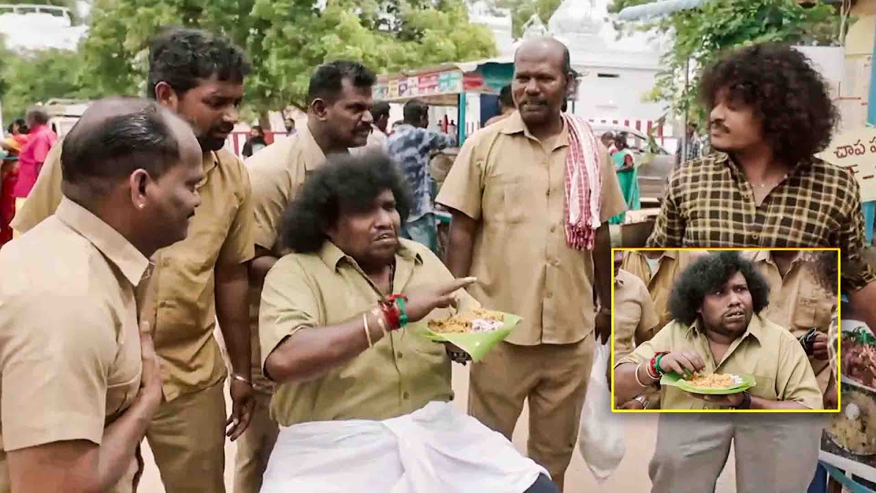 Arun Vijay & Yogi Babu Utliamte Food Comedy Scene || Telugu Movies || Kotha Cinema