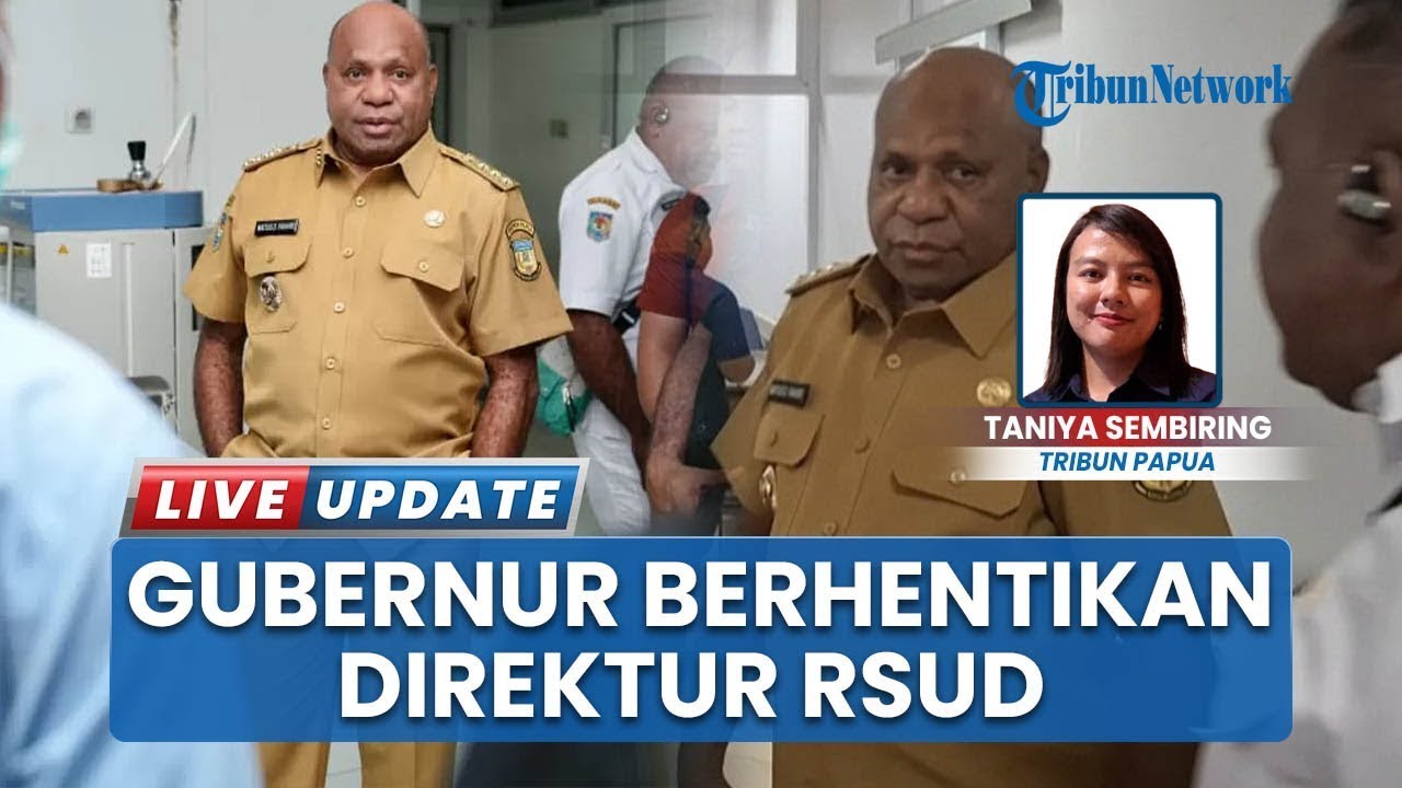 Gubernur Papua Sidak RSUD Dok II, Direktur Diberhentikan Karena Kekacauan Pelayanan