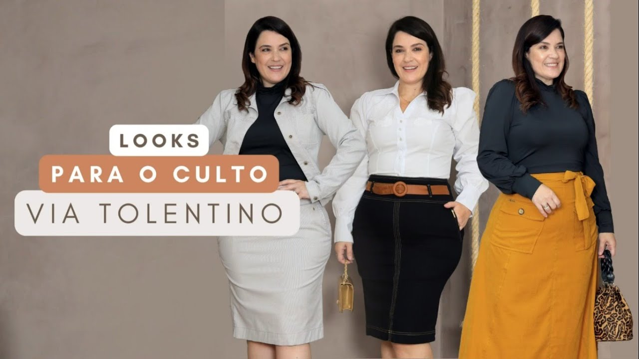 LOOKS PARA O CULTO | Via Tolentino | Crente Chic Moda Evangélica