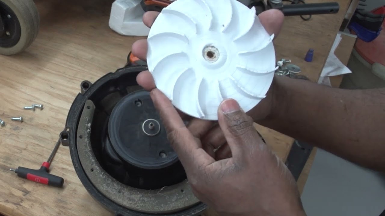 RIGID shop Vac Fan Repair #howtovideo #wastenotwantnot
