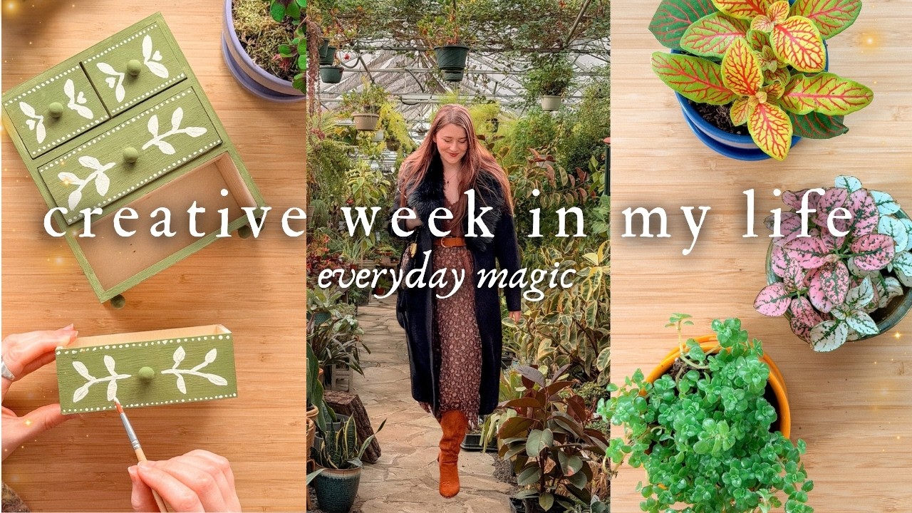 making time for creativity🌛 a week of work & whimsy 🌀 everyday magic