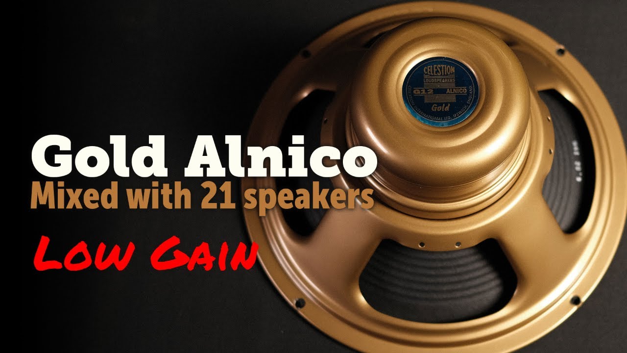 Celestion Alnico Gold shootout, vs 21 speakers