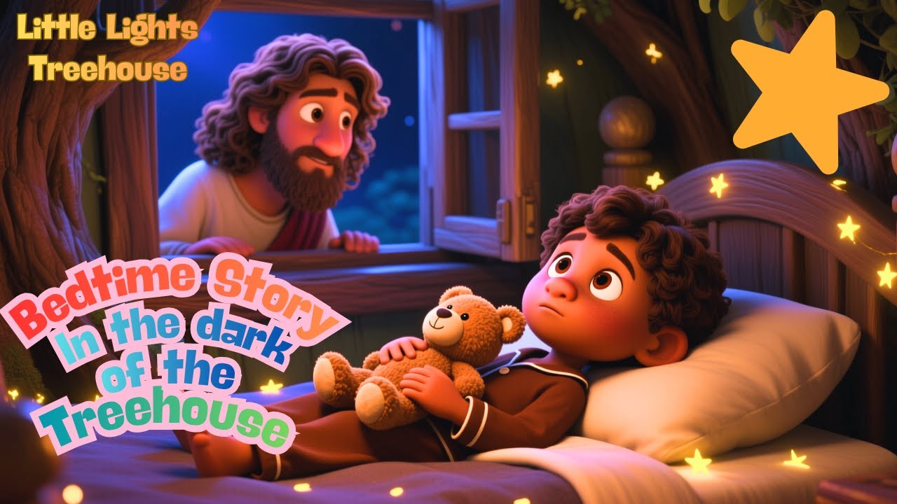 🌙 Christian Songs For Kids| In the Dark of the Treehouse | Story time Sing-Along