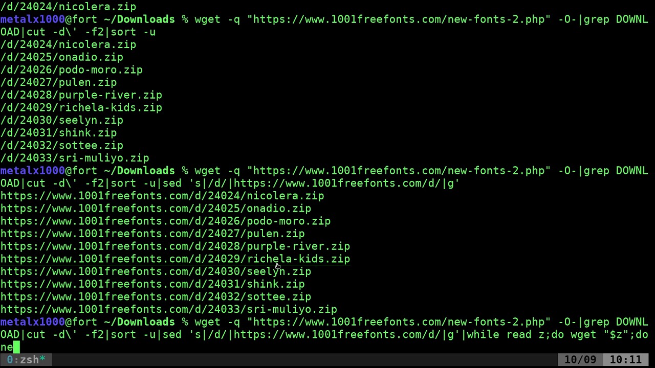 1001 Free Fonts on Linux Tutorial 3