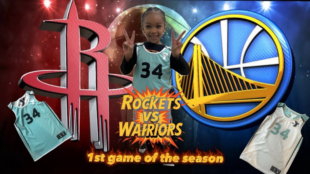 2026 Jackie Robinson YMCA 5-6U Basketball (Zhavia’s 1st Game!!) Rockets vs Warriors