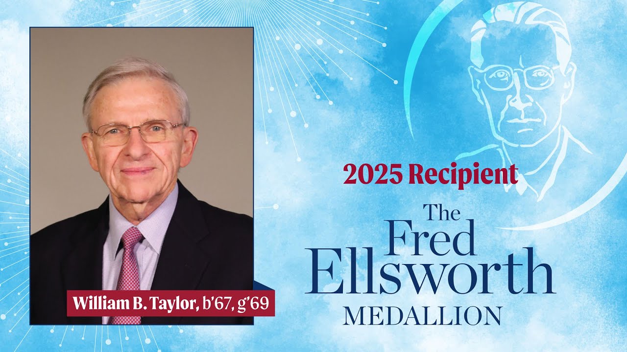 Fred Ellsworth Medallion recipient, Bill Taylor