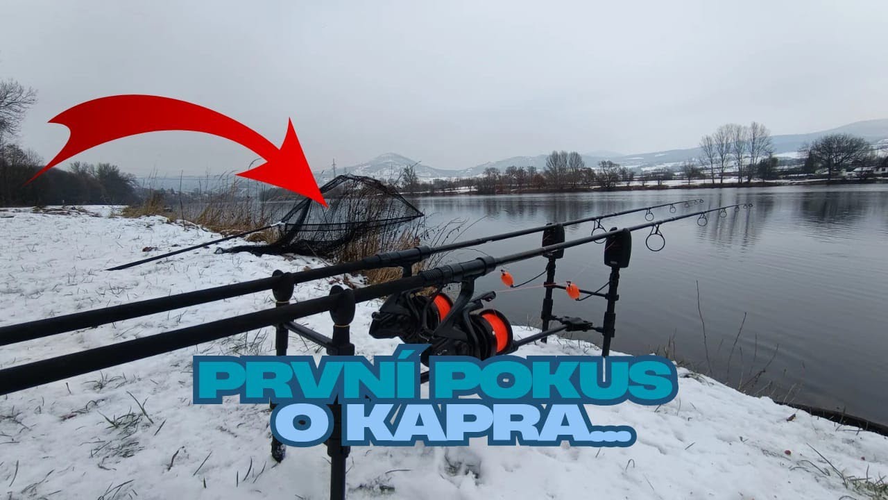 První vycházka v roce 2026🥶 Boilies od @Carp_Arts #fishing 