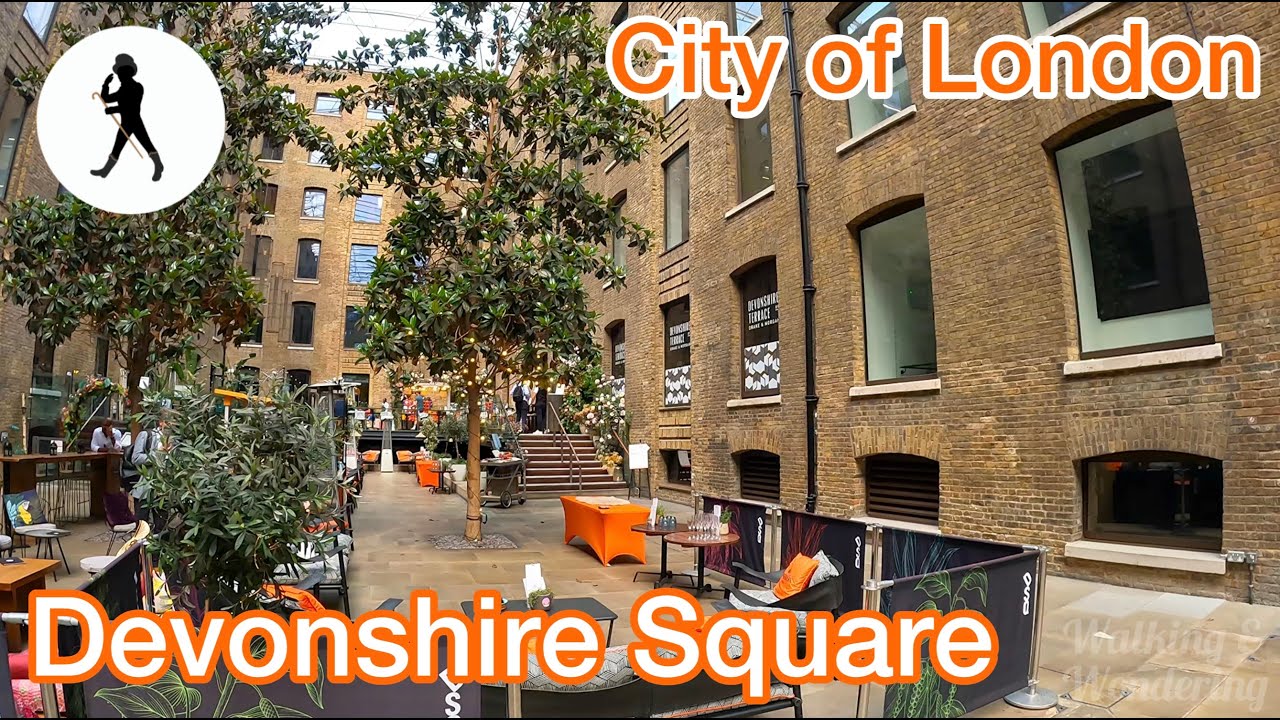 A wonderful walk around beautiful Devonshire Square, City of London
