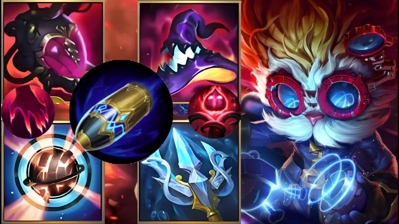 【LOL 手遊榜單大神】國服大頭絕活哥（Wild Rift Heimerdinger）出裝符文搭配推薦，教你上分技巧對線細節