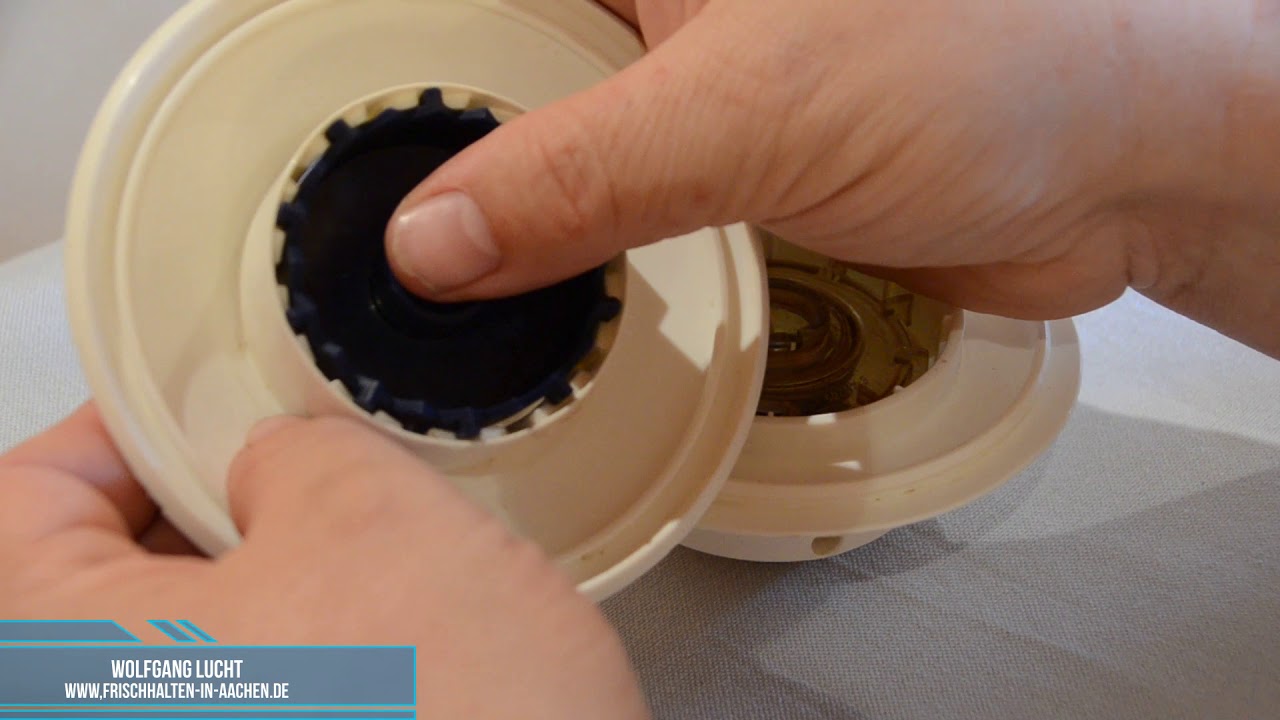 Reinigung des Deckels vom Tupperware Thermowächter