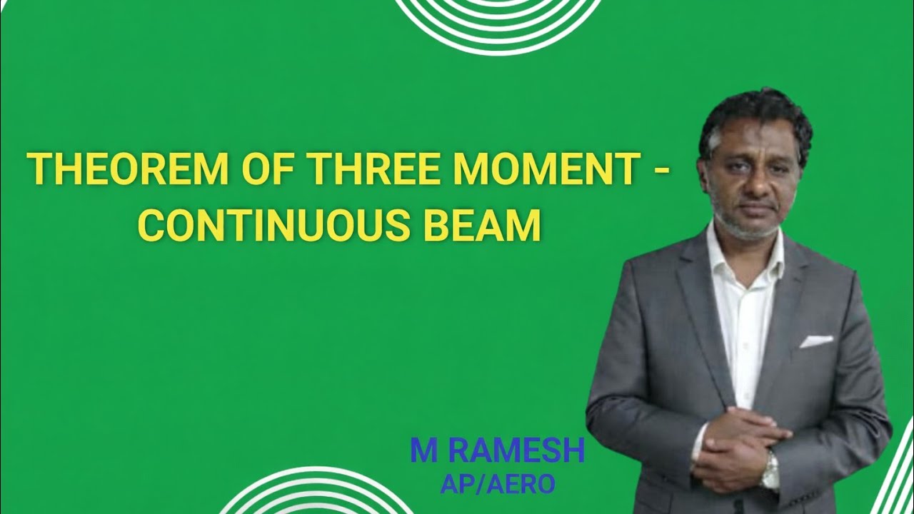 Theorem of Three Moment for Continuous Beam | Aerospace Structures | SNS Institutions 