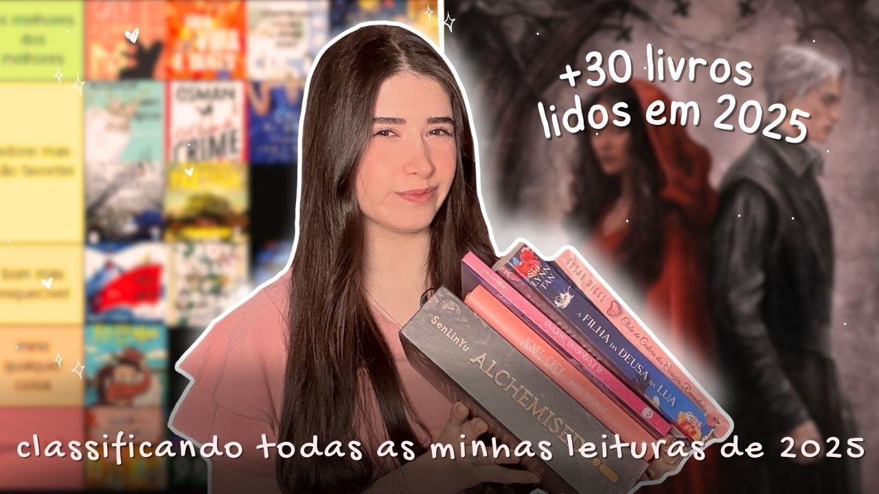 classificando *todos* os livros que eu li em 2025 | tier list de melhores e piores leituras 🪄📚
