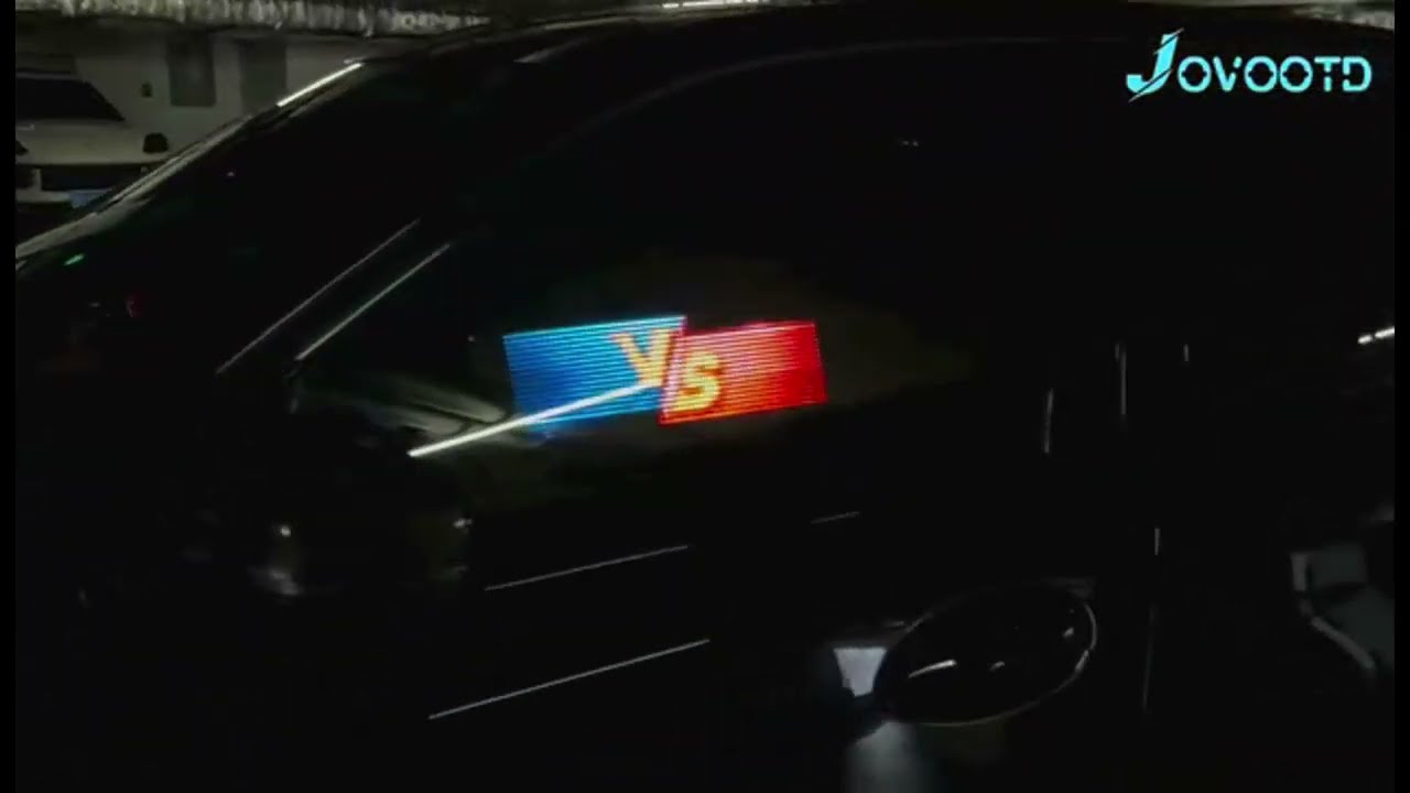 JDVOOTD Custom Programmable Car Led Sign - Flexible Led Sign - Bluetooth APP Control
