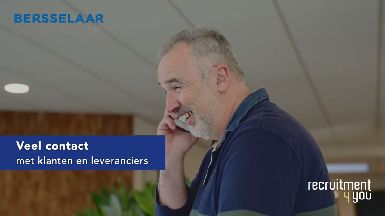 Recruitmentvideo Bersselaar Constructie | Hoofd calculatie