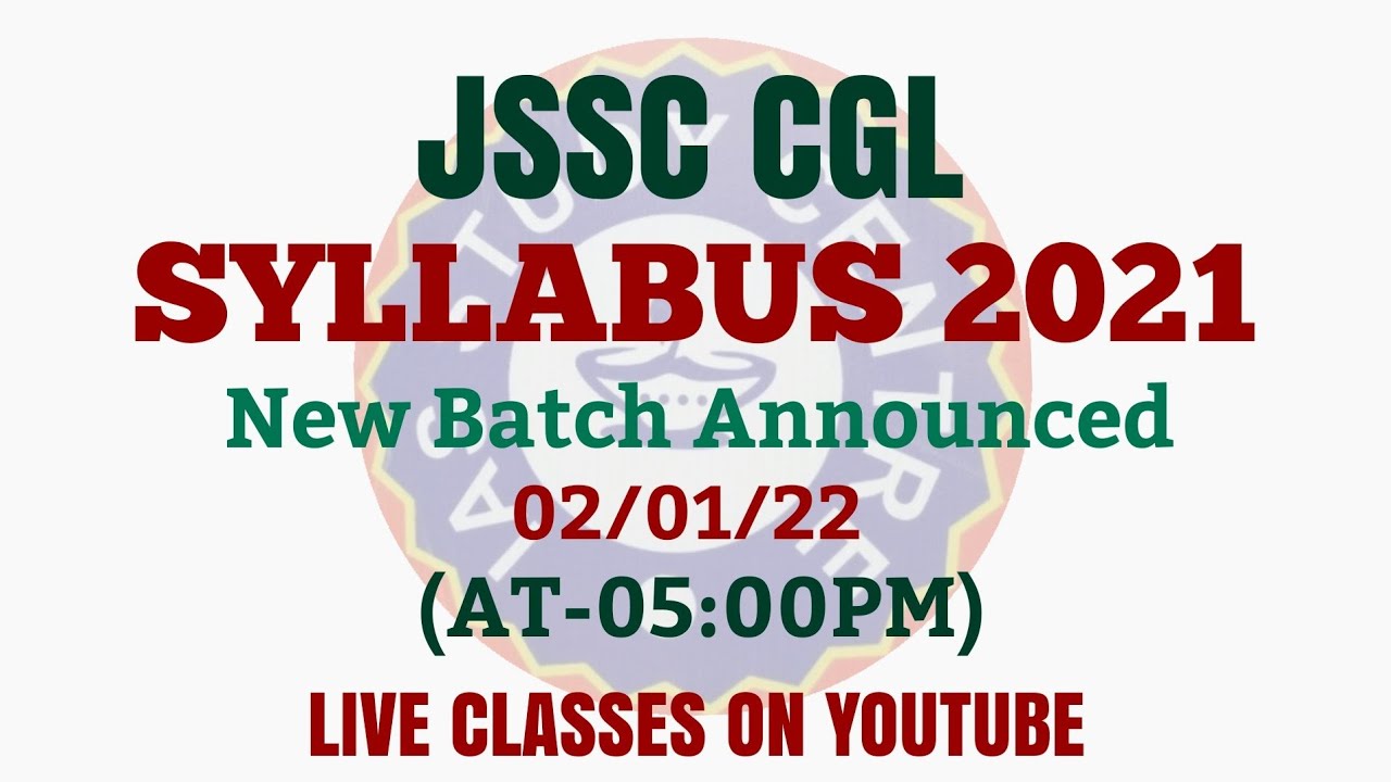 #JSSC Cgl Syllabus 2021