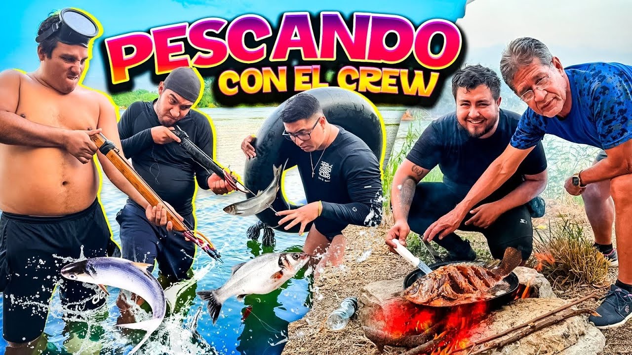 🔥UN DIA PESCANDO CON EL CREW, HICIMOS MOJARRAS FRITAS🔥