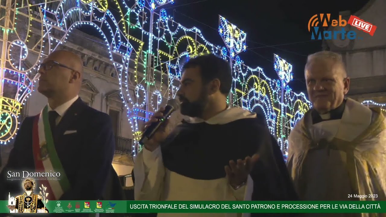 Augusta - Uscita trionfale del Simulacro del Santo Patrono (2 parte)