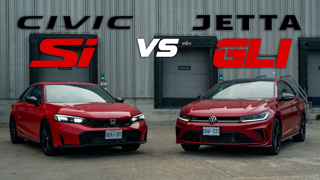 Honda Civic Si 2025 года против Volkswagen Jetta GLI // Какой спортивный седан лучше за 35 тысяч ...