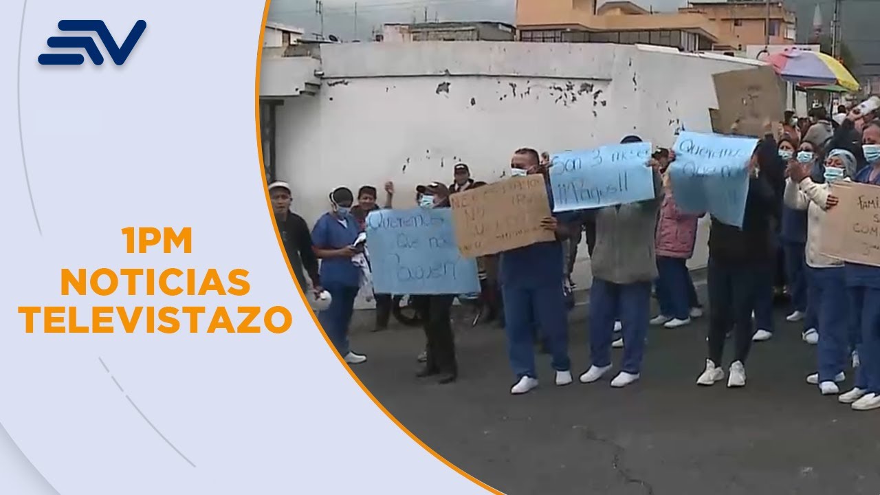 Crisis en hospitales: personal trabaja sin sueldo y servicios se reducen | Televistazo | Ecuavisa