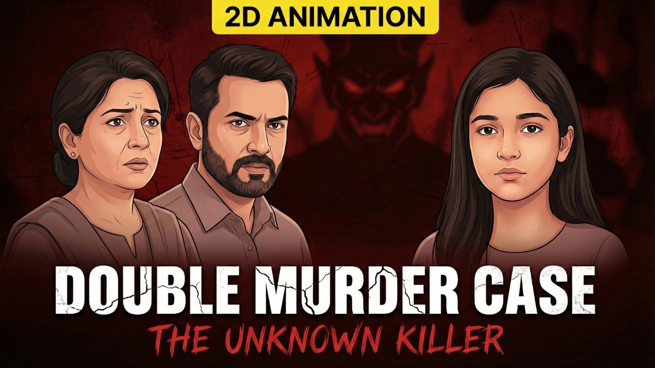 Double Murder Case | 2D Animation | Real Crime Story