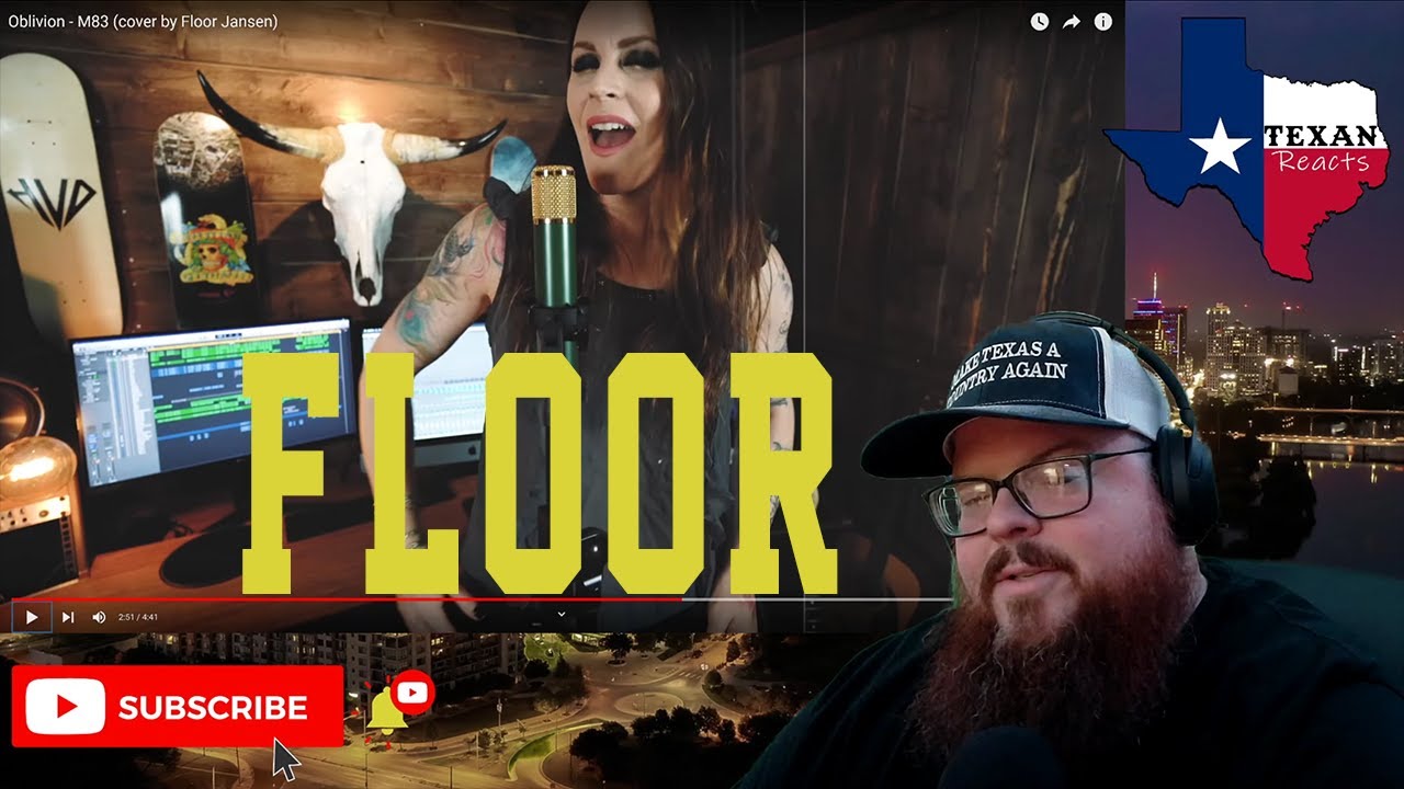 Floor Jansen - Oblivion (M83 Cover) - Texan Reacts