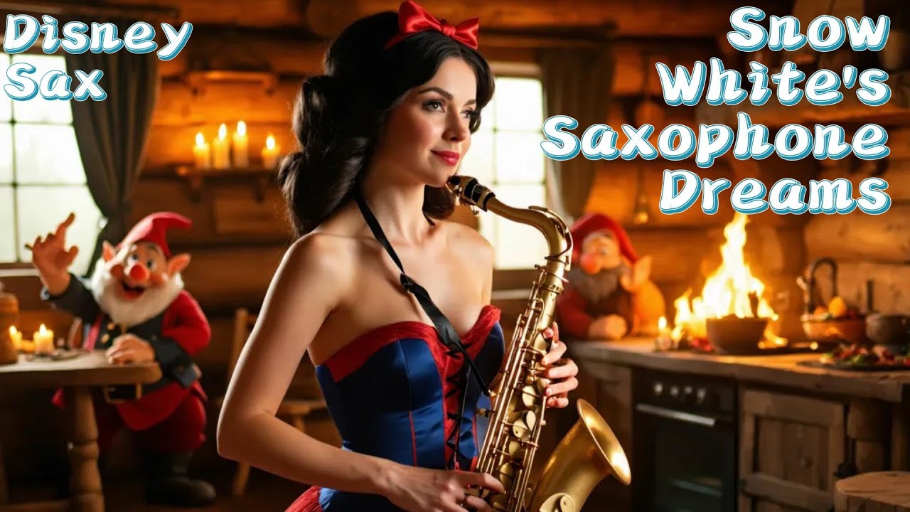 #saxsFM Disney Style  Saxophone Music Collection, 2025 ✨🎷 Snow White’s Saxophone Dreams 🎶🍎