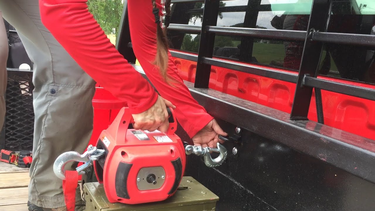 Trying Our Baby Winch for the First Time