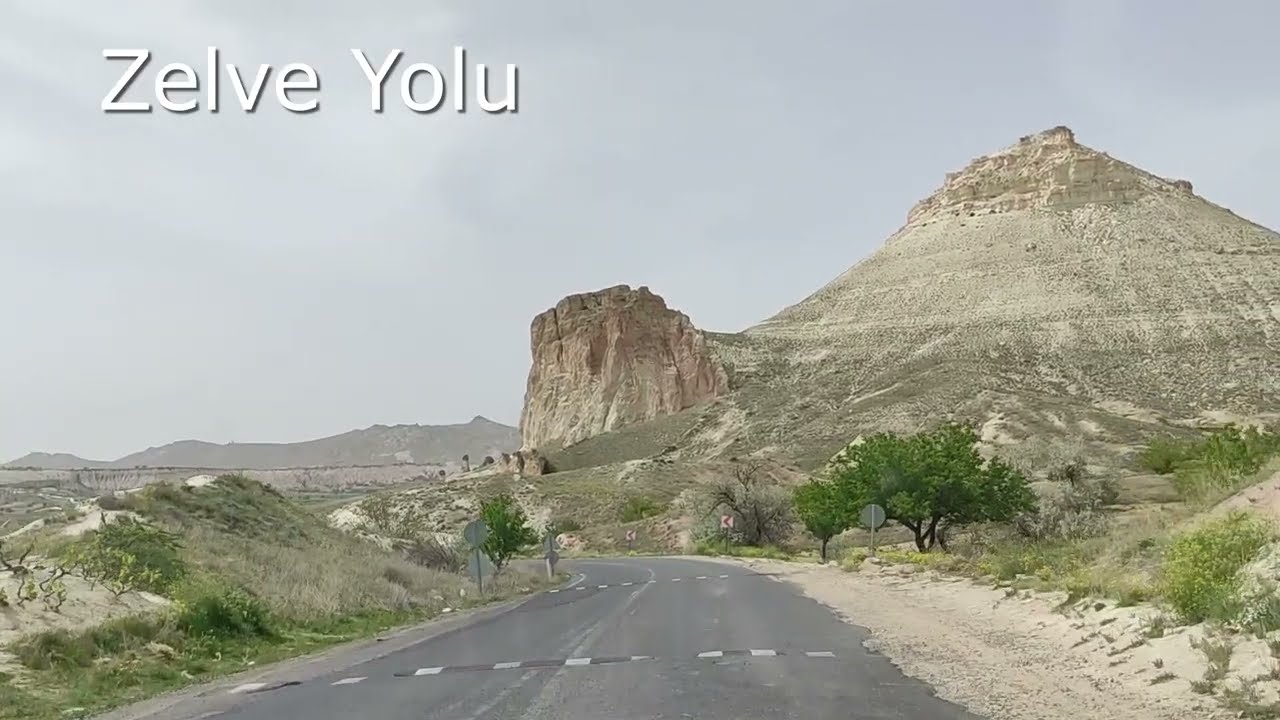 Paşabağlarından Anavosa Yolculuk (Arabada Kesintisiz Yol Videosu) - Kapadokya