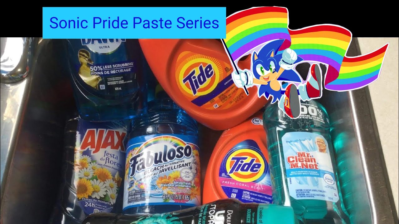 Pride Paste Series. Rainbow Pride Paste. 2/7 BLUE products & 15 Cans of Comet 💫