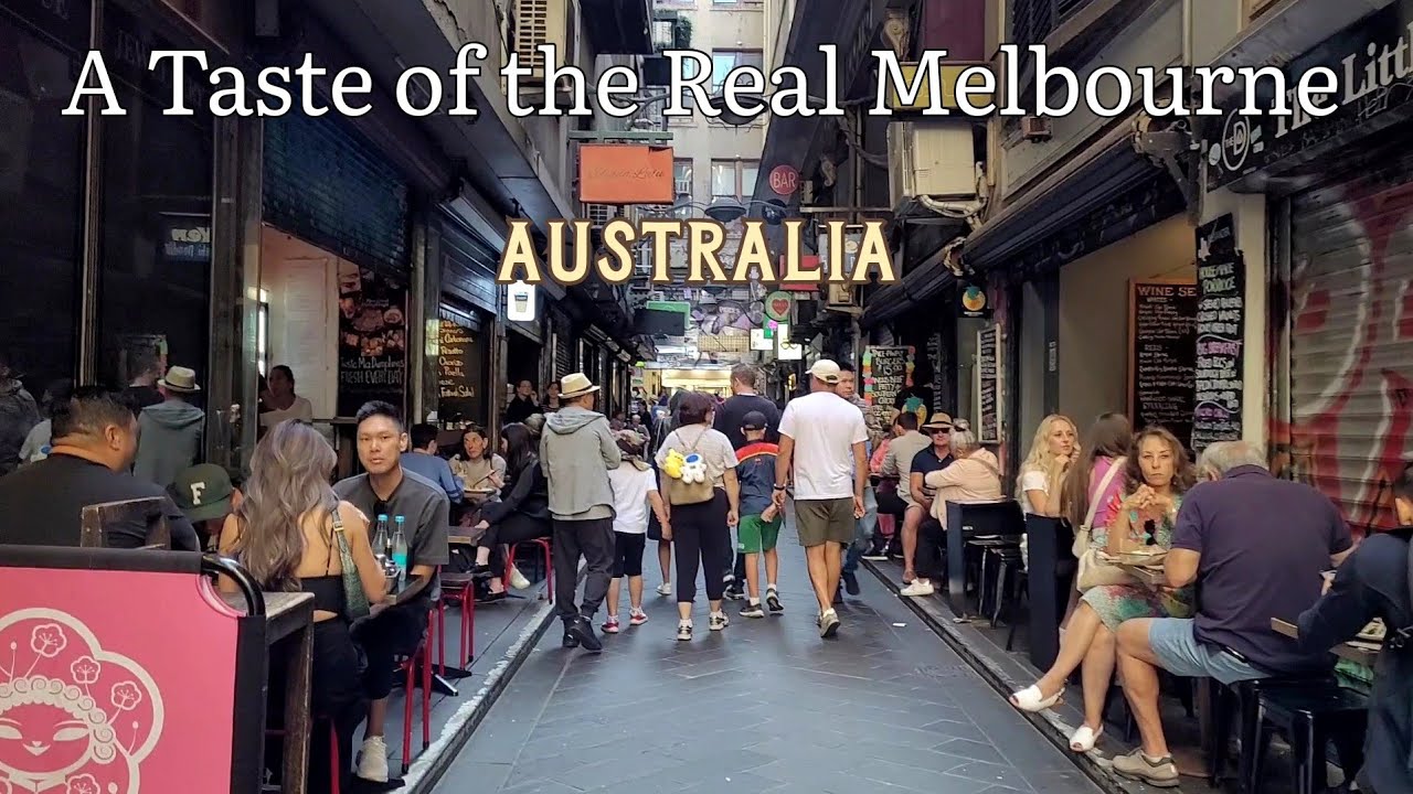 Melbourne City Walk Australia | Centre Place & Degraves Street Melbourne | Cool Alleyways Melbourne