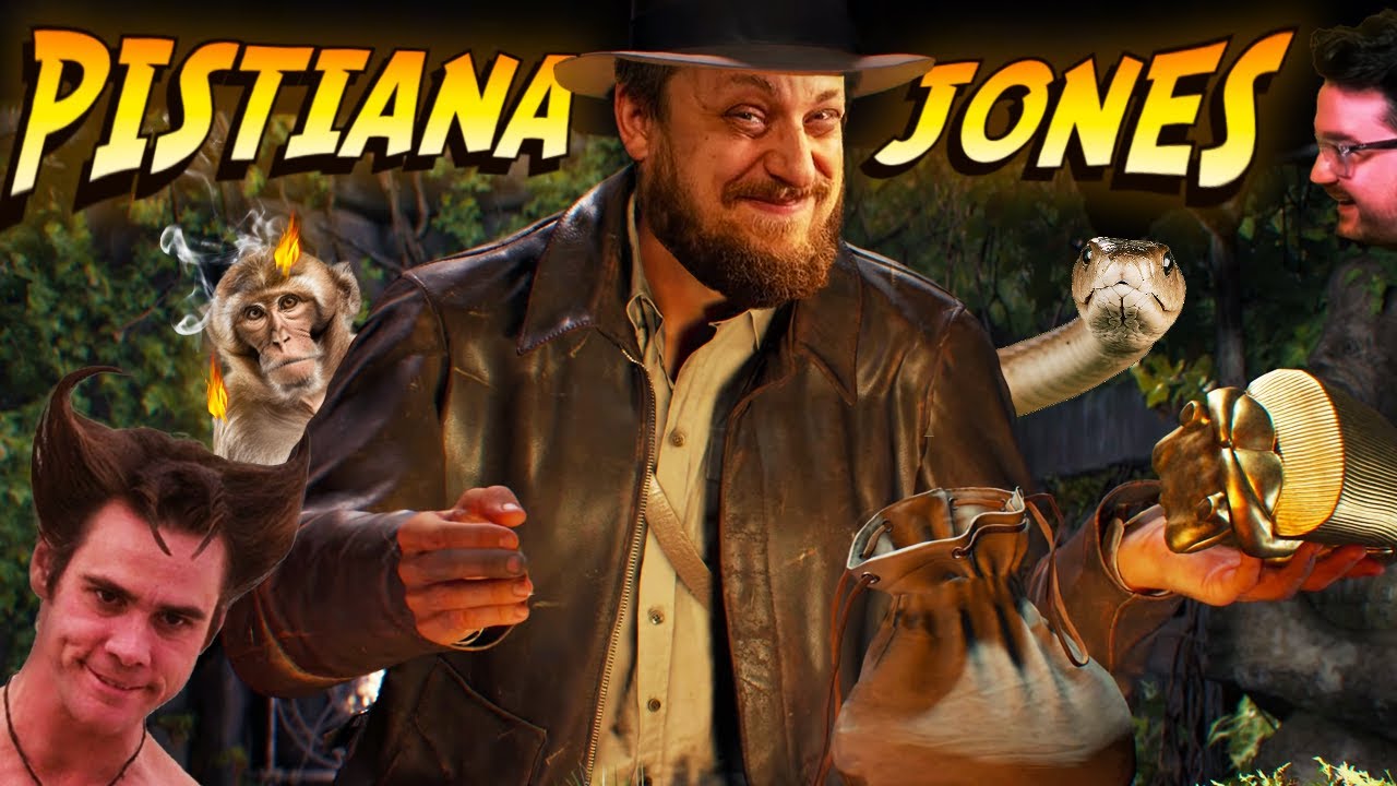 PISTIANA JONES: ÁLLATI NYOMOZÓ 🐒 | TheVR  Indiana Jones and the Great Circle Montázs