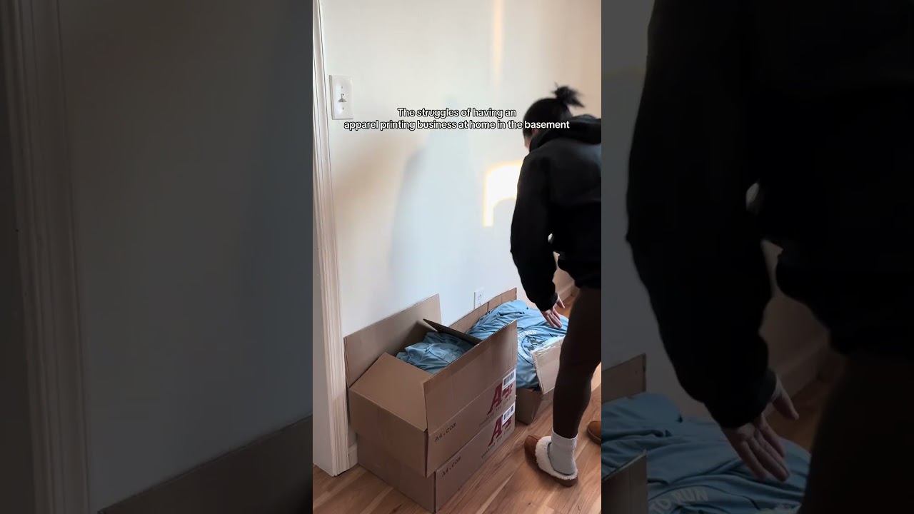 The life of having an at home custom apparel business 